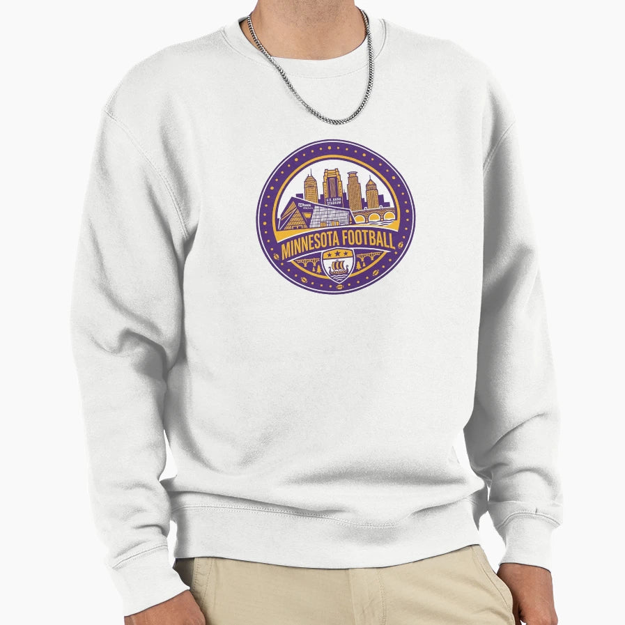 Minnesota Vikings Sweatshirt - Custom Art Print for Adults - T-Shirt, Sweatshirt, Hoodie