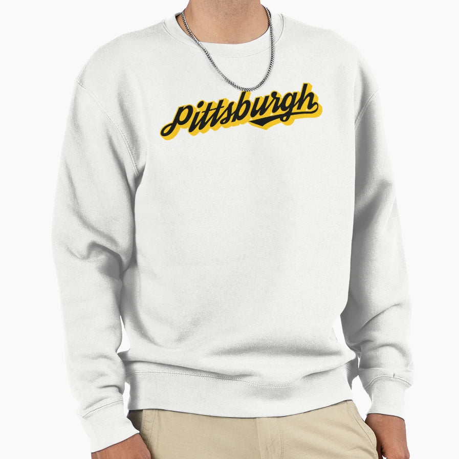 Pittsburgh Script Sweatshirt - Trendy Graphic Unisex - T-Shirt, Sweatshirt, Hoodie