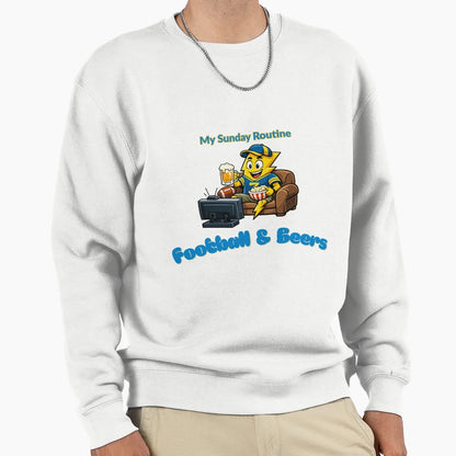 Los Angeles Chargers Sunday Routine T-Shirt - Graphic Print for Adults - T-Shirt, Sweatshirt, Hoodie