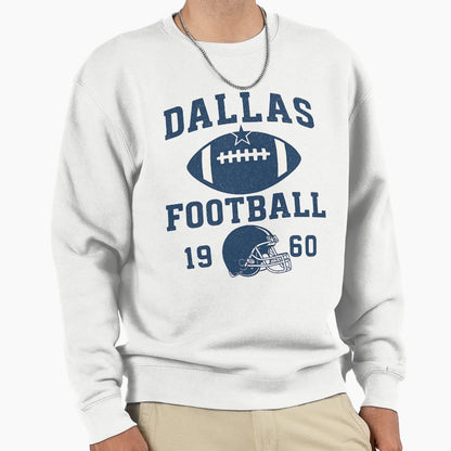 Dallas Football 1960 Helmet And Ball Sweatshirt - Trendy Graphic Unisex - T-Shirt, Sweatshirt, Hoodie