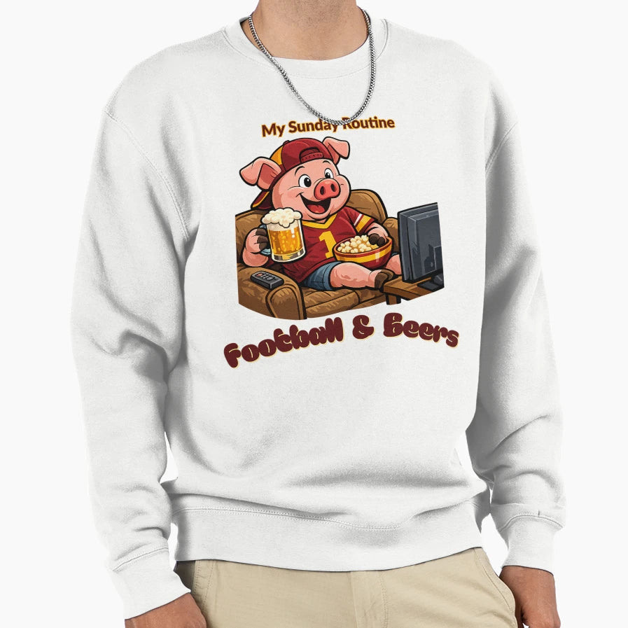 Washington Commanders Sunday Sweatshirt - Streetwear Style for Adults - T-Shirt, Sweatshirt, Hoodie