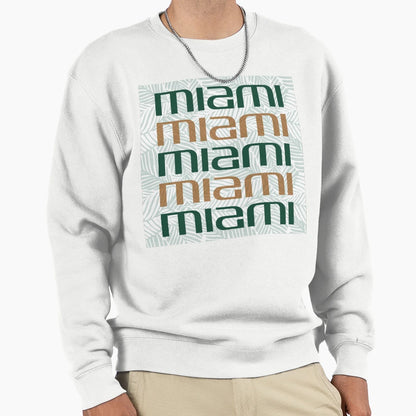University Miami Sweatshirt - Aesthetic Graphic Men Women - T-Shirt, Sweatshirt, Hoodie