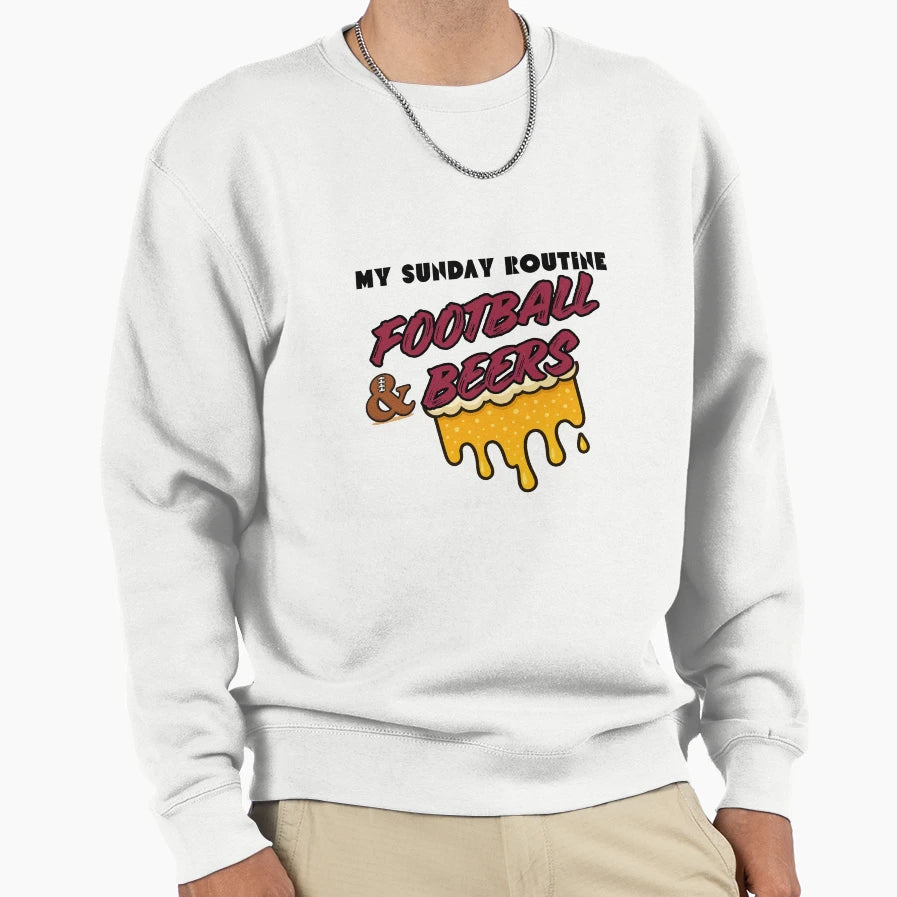 Cardinals Football Beers Funny Sweatshirt - Casual Everyday Wear Men Women - T-Shirt, Sweatshirt, Hoodie