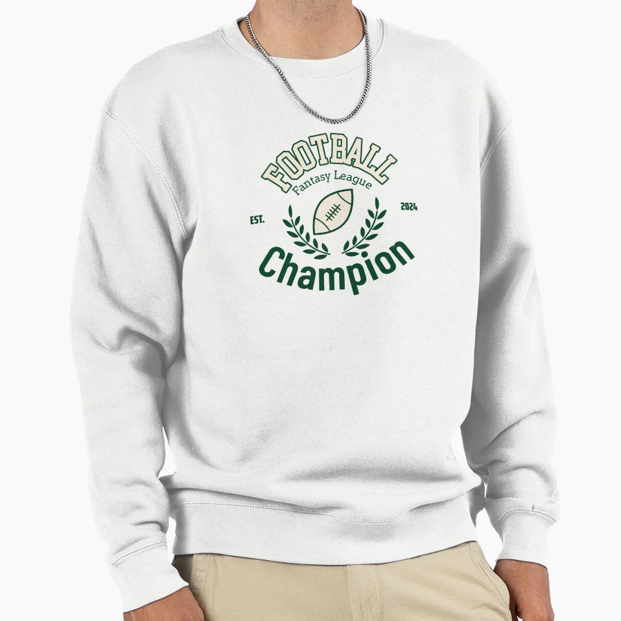 Fantasy Football League Champion Logo Sweatshirt - Aesthetic Graphic Unisex - T-Shirt, Sweatshirt, Hoodie