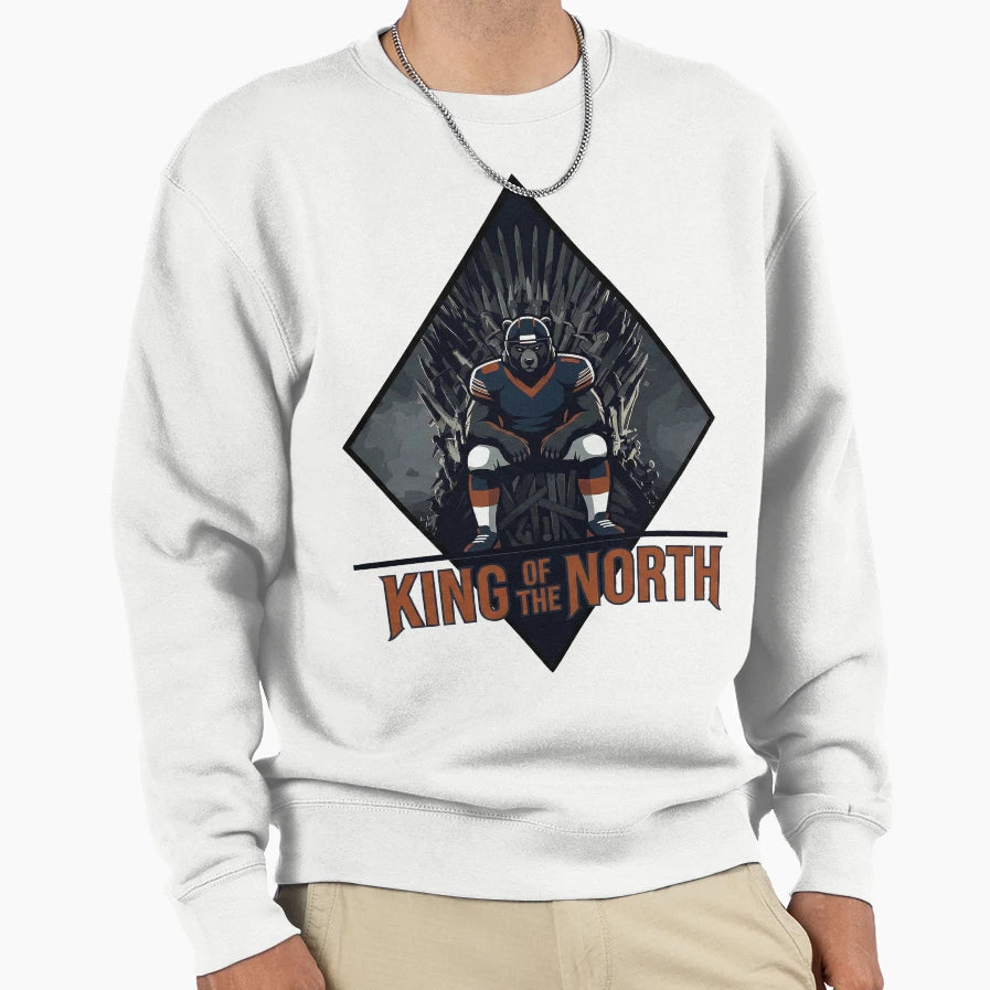 Da Bears King North Nfc North Champions Sweatshirt - Graphic Print Unisex - T-Shirt, Sweatshirt, Hoodie