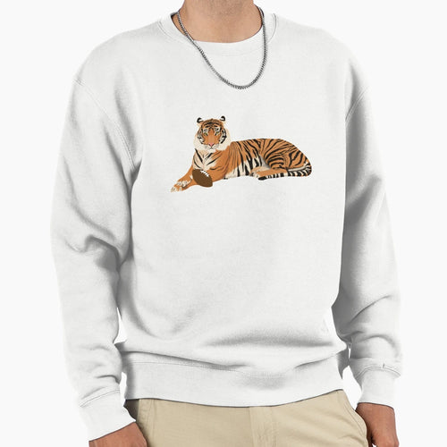 Football Tiger Sweatshirt - Unique Graphic Unisex - T-Shirt, Sweatshirt, Hoodie
