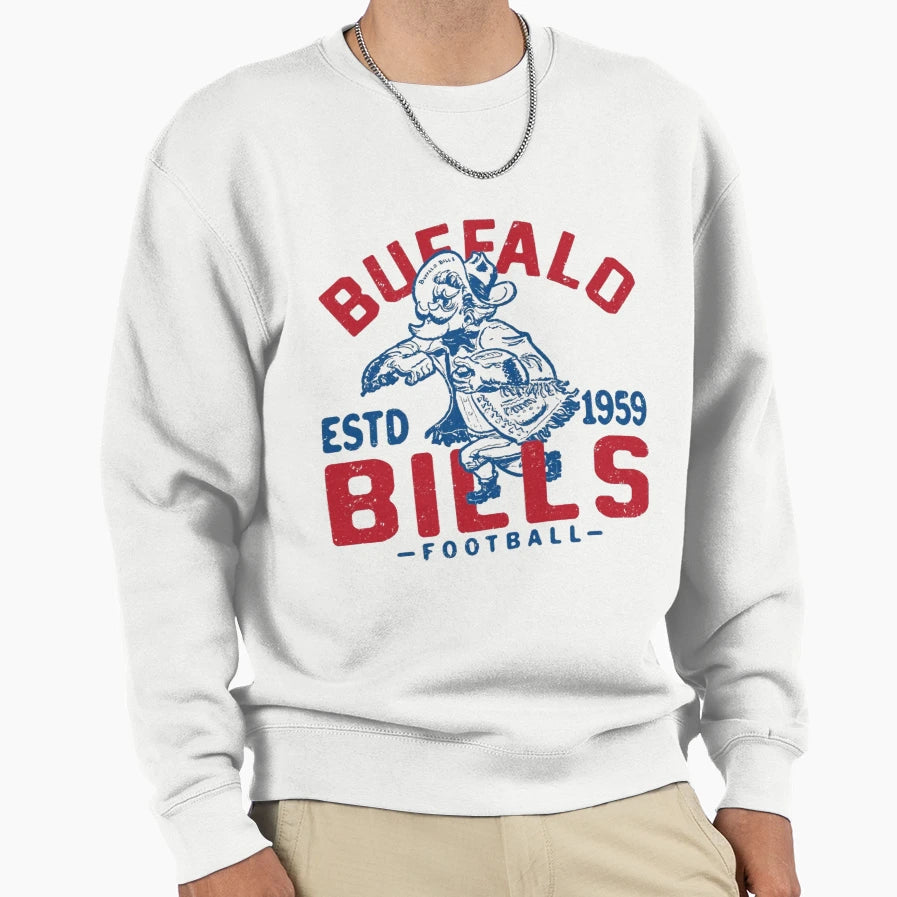 Buffalo Bills 2 T-Shirt - Minimalist Print Men Women - T-Shirt, Sweatshirt, Hoodie
