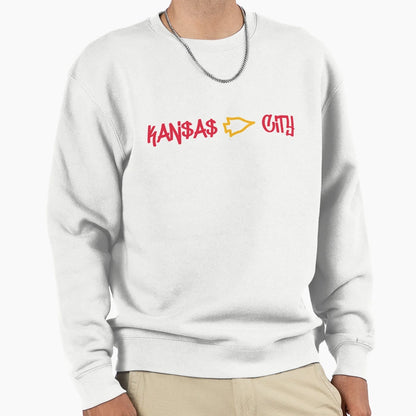 Kansas City Chiefs Sweatshirt - Minimalist Print Men Women - T-Shirt, Sweatshirt, Hoodie
