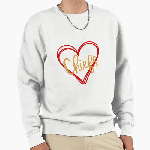 Chiefs Love Sweatshirt - Minimalist Print for Adults - T-Shirt, Sweatshirt, Hoodie