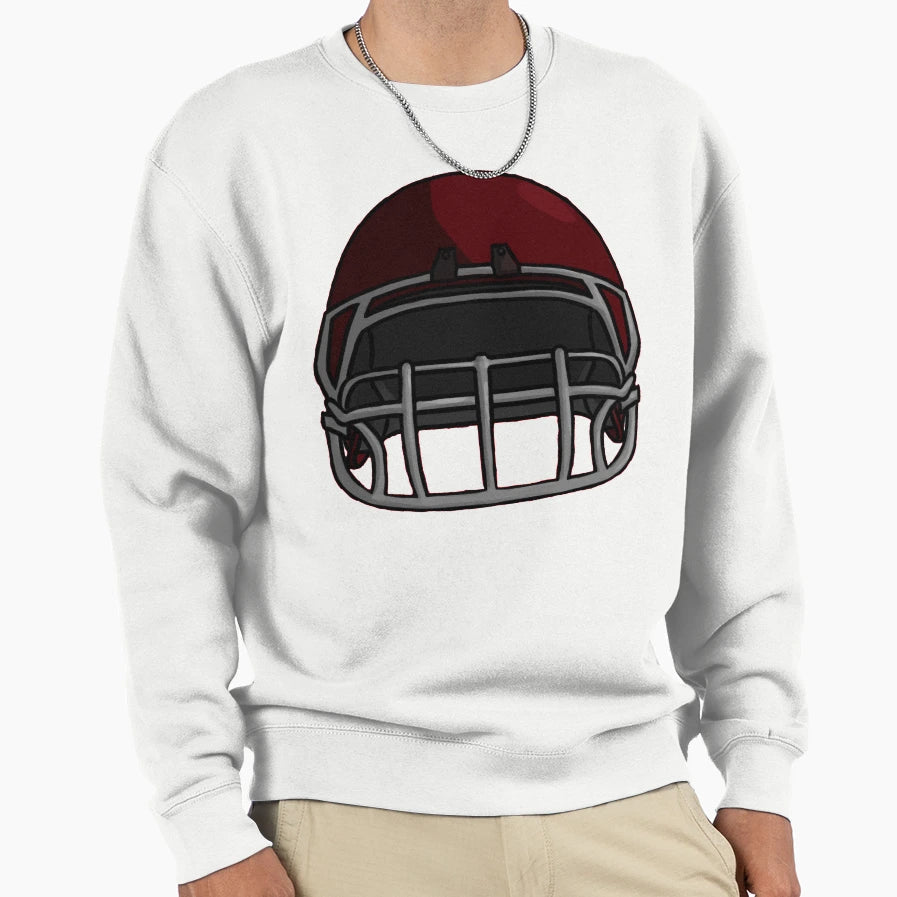 Football Helmet Sweatshirt - Fun Novelty Design Unisex - T-Shirt, Sweatshirt, Hoodie
