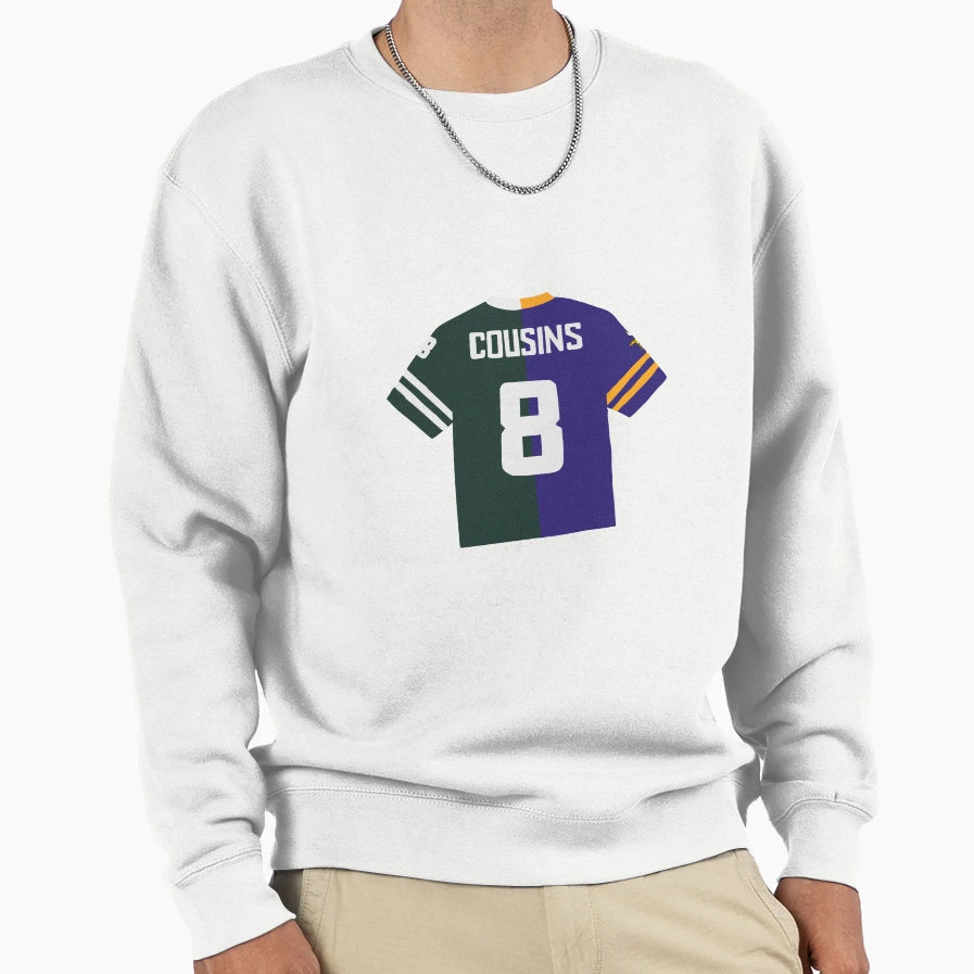 Kirk Cousins Msu Vikings Jersey Sweatshirt - Unique Graphic for Adults - T-Shirt, Sweatshirt, Hoodie