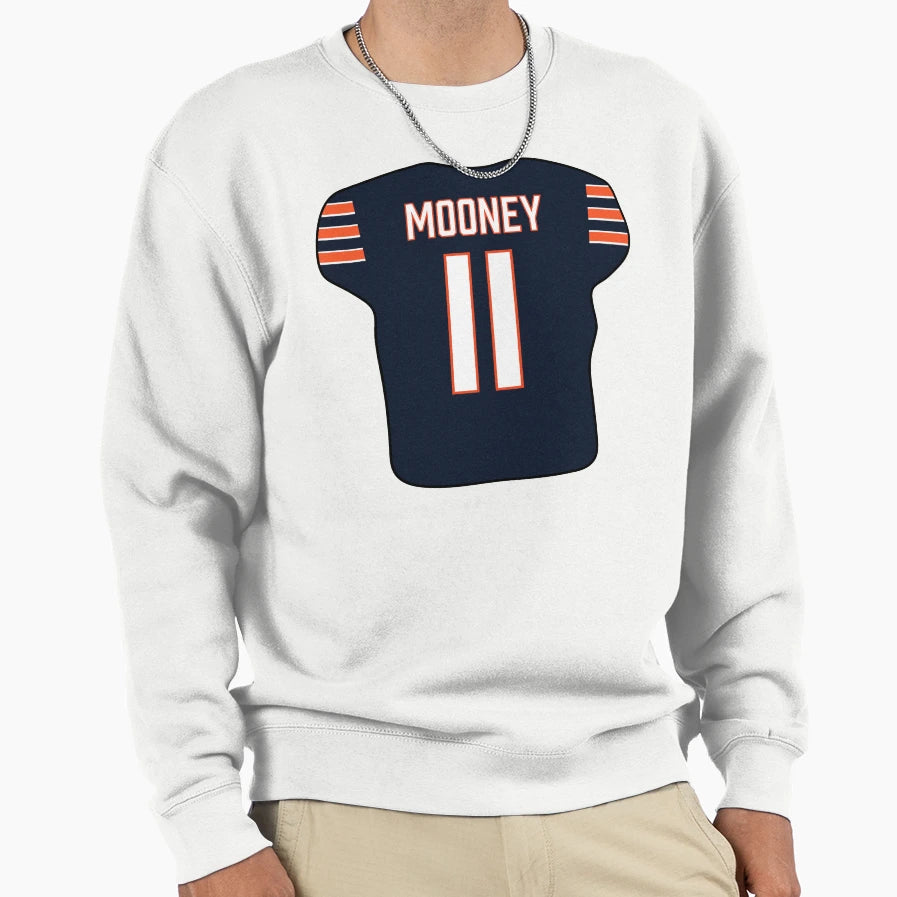 Darnell Mooney Jersey Sweatshirt - Fun Novelty Design for Adults - T-Shirt, Sweatshirt, Hoodie
