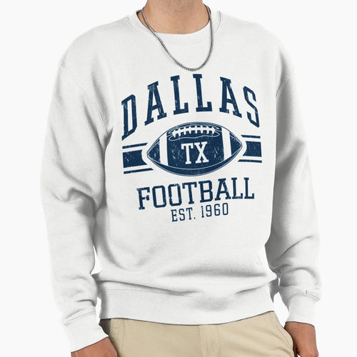 Distressed Dallas Cowboys Sweatshirt - Aesthetic Graphic Men Women - T-Shirt, Sweatshirt, Hoodie