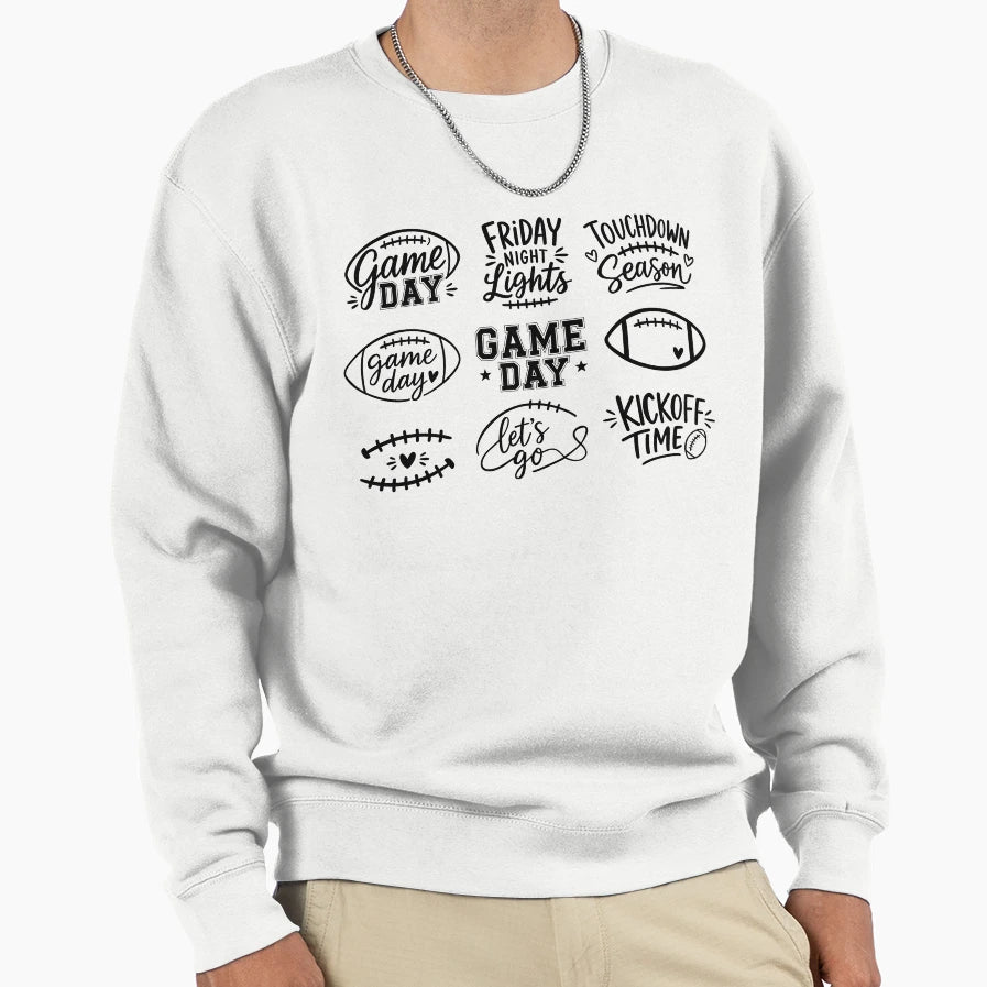 Game Day Football Friday Night Lights T-Shirt - Streetwear Style Unisex - T-Shirt, Sweatshirt, Hoodie
