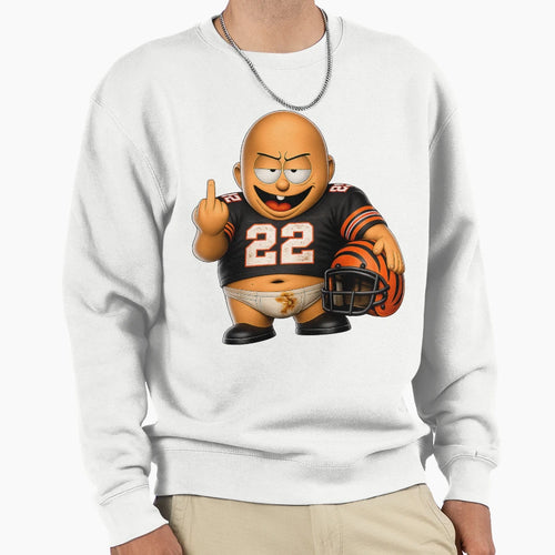 Funny American Football Player Sweatshirt - Custom Art Print for Adults - T-Shirt, Sweatshirt, Hoodie