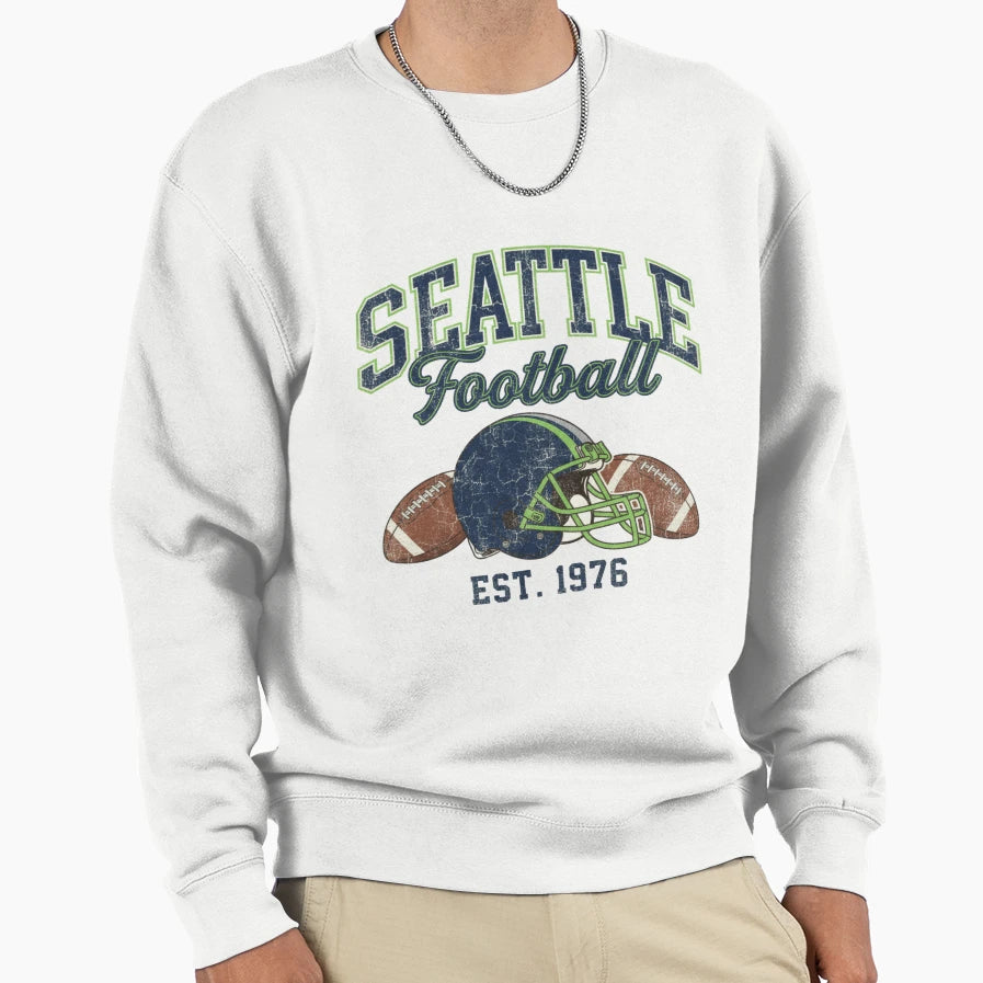 Seattle Seahawks Sweatshirt - Casual Everyday Wear Men Women - T-Shirt, Sweatshirt, Hoodie