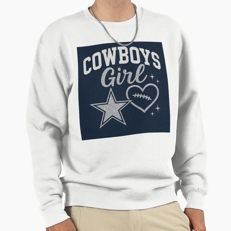 Football Girly Sweatshirt - Unique Graphic for Adults - T-Shirt, Sweatshirt, Hoodie