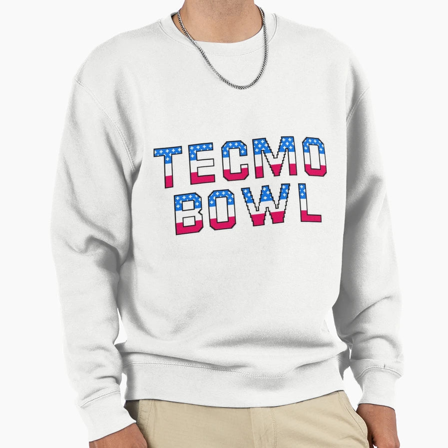 Tecmo Bowl Logo Sweatshirt - Trendy Graphic Men Women - T-Shirt, Sweatshirt, Hoodie