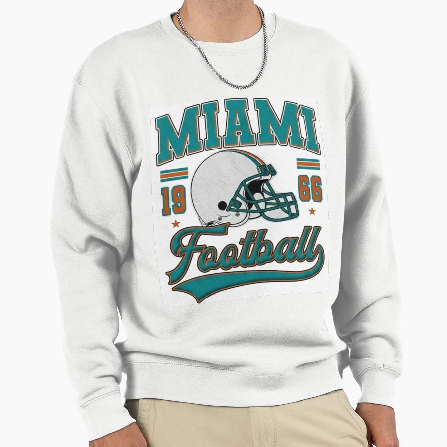 Miami Dolphins Sweatshirt - Streetwear Style Men Women - T-Shirt, Sweatshirt, Hoodie