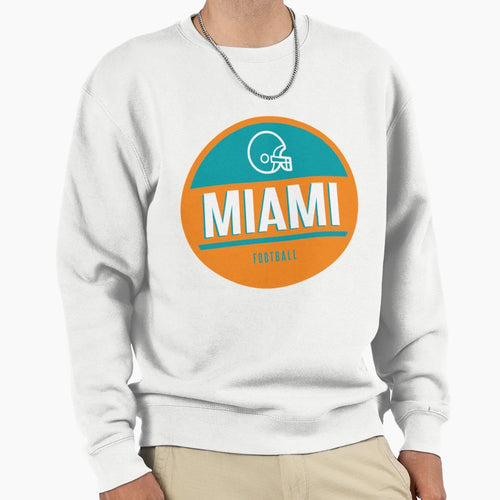 Miami Football Sweatshirt - Unique Graphic Unisex - T-Shirt, Sweatshirt, Hoodie