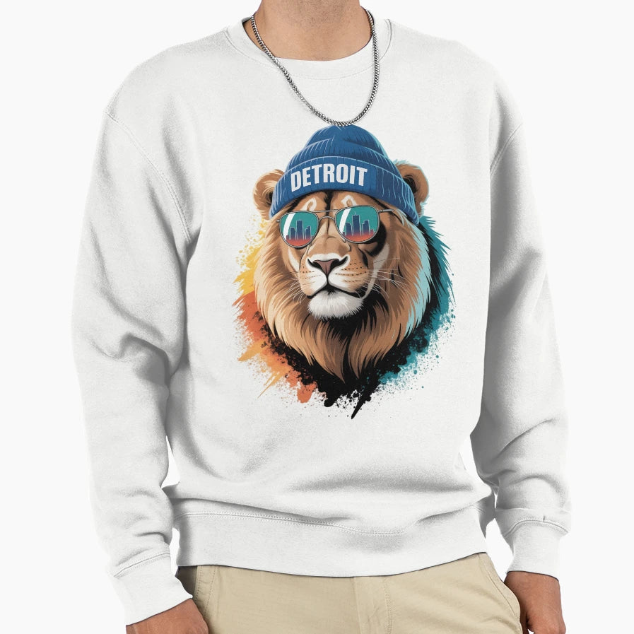 Detroit Lions Sweatshirt - Graphic Print for Adults - T-Shirt, Sweatshirt, Hoodie