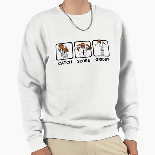 Catch Score Griddy Repeat Sweatshirt - Novelty Apparel Men Women - T-Shirt, Sweatshirt, Hoodie