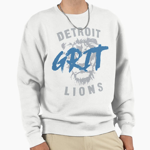Detroit Lions Grit Football Sweatshirt - Novelty Apparel Unisex - T-Shirt, Sweatshirt, Hoodie