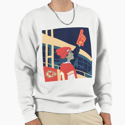 Chiefs Fan Spirit Unwavering Support Sweatshirt - Custom Art Print Unisex - T-Shirt, Sweatshirt, Hoodie