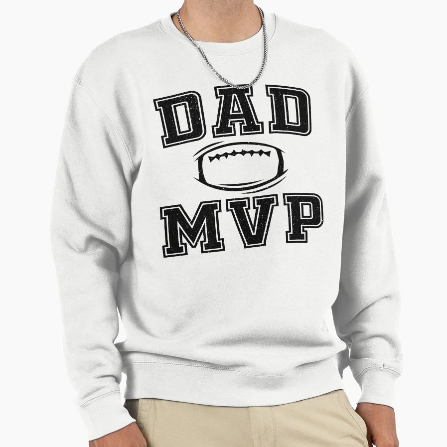 Dad Mvp Sweatshirt - Fun Novelty Design for Adults - T-Shirt, Sweatshirt, Hoodie
