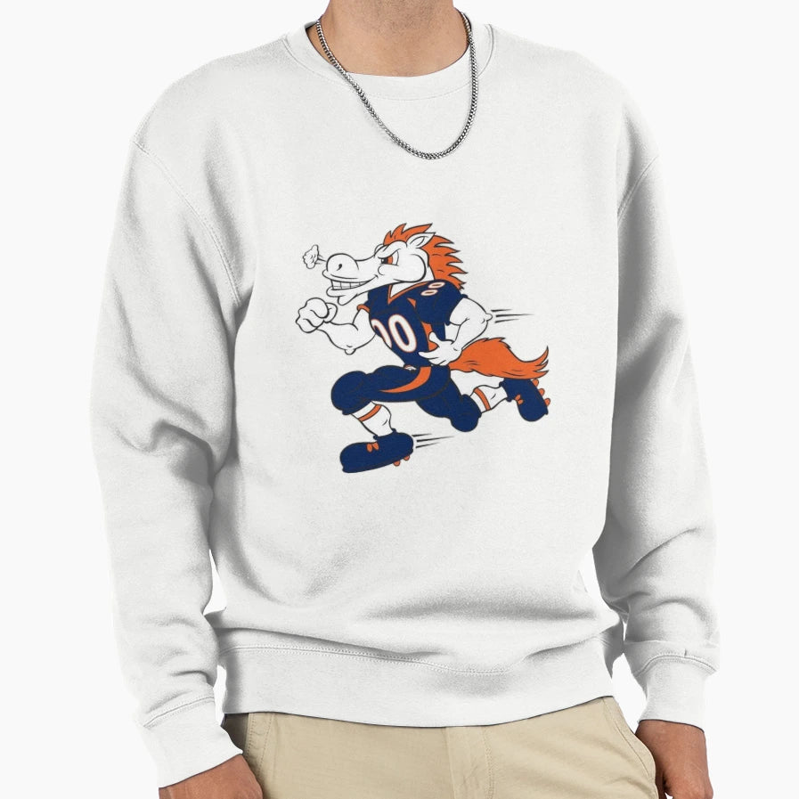 Denver Colorado Football Player Art Sweatshirt - Graphic Print Unisex - T-Shirt, Sweatshirt, Hoodie