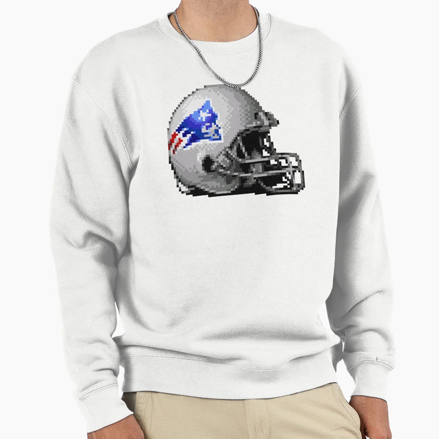 Patriots Helmet Sprite Sweatshirt - Novelty Apparel for Adults - T-Shirt, Sweatshirt, Hoodie