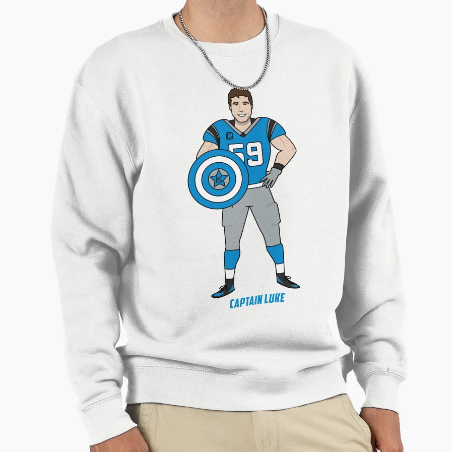 Captain Luke Sweatshirt - Novelty Apparel for Adults - T-Shirt, Sweatshirt, Hoodie