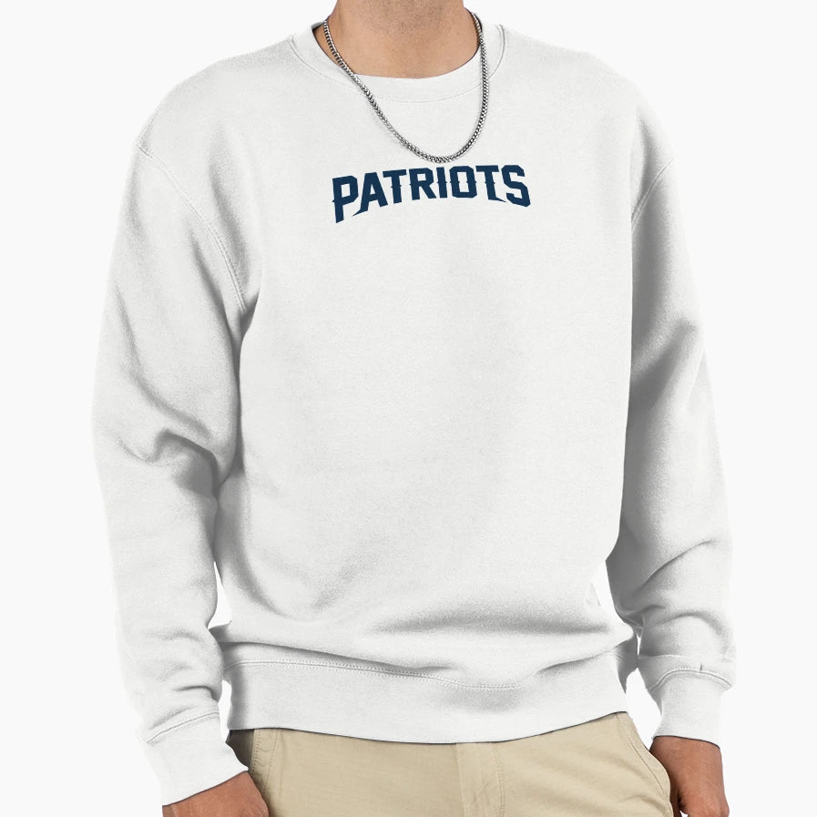 Patriots Wordmark Sweatshirt - Novelty Apparel Unisex - T-Shirt, Sweatshirt, Hoodie