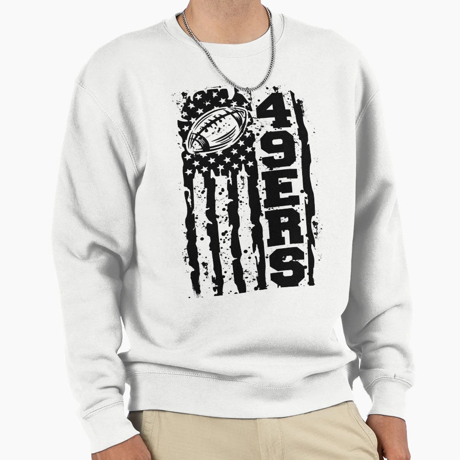 49Ers Football San Francisco Sweatshirt - Trendy Graphic for Adults - T-Shirt, Sweatshirt, Hoodie
