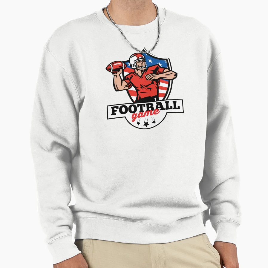 American Football Game Day Sweatshirt - Streetwear Style Unisex - T-Shirt, Sweatshirt, Hoodie