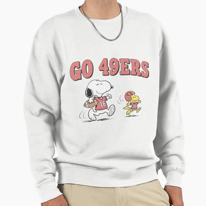 Snoopy Woodstock Football Fun Sweatshirt - Custom Art Print Men Women - T-Shirt, Sweatshirt, Hoodie