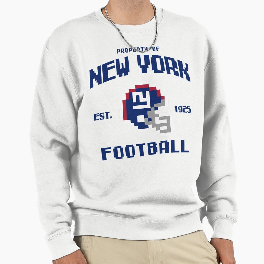 Property New York Giants Football Sweatshirt - Streetwear Style Men Women - T-Shirt, Sweatshirt, Hoodie