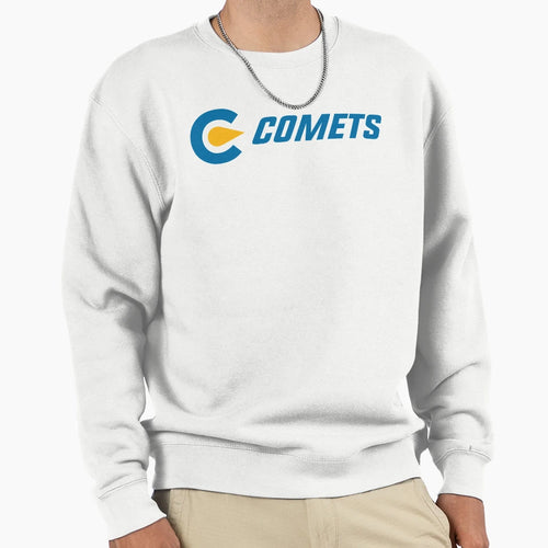Classen Comets Horizontal Blue Gold Sweatshirt - Unique Graphic for Adults - T-Shirt, Sweatshirt, Hoodie