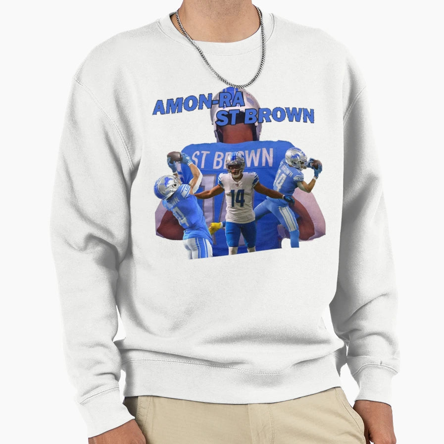 Amon Sport Ra St Brown Sweatshirt - Novelty Apparel for Adults - T-Shirt, Sweatshirt, Hoodie