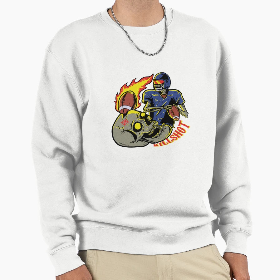 Killshot American Football Sweatshirt - Fun Novelty Design Men Women - T-Shirt, Sweatshirt, Hoodie