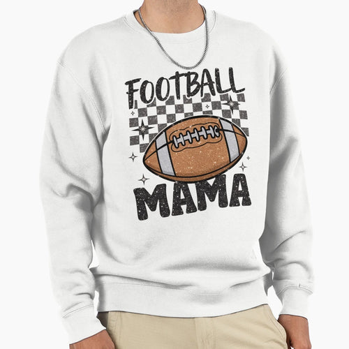Football Mama Glitter Sweatshirt - Novelty Apparel Men Women - T-Shirt, Sweatshirt, Hoodie
