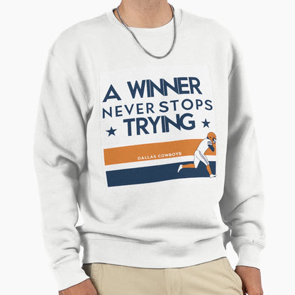 Cowboys Football Player Winner Sweatshirt - Casual Everyday Wear Men Women - T-Shirt, Sweatshirt, Hoodie