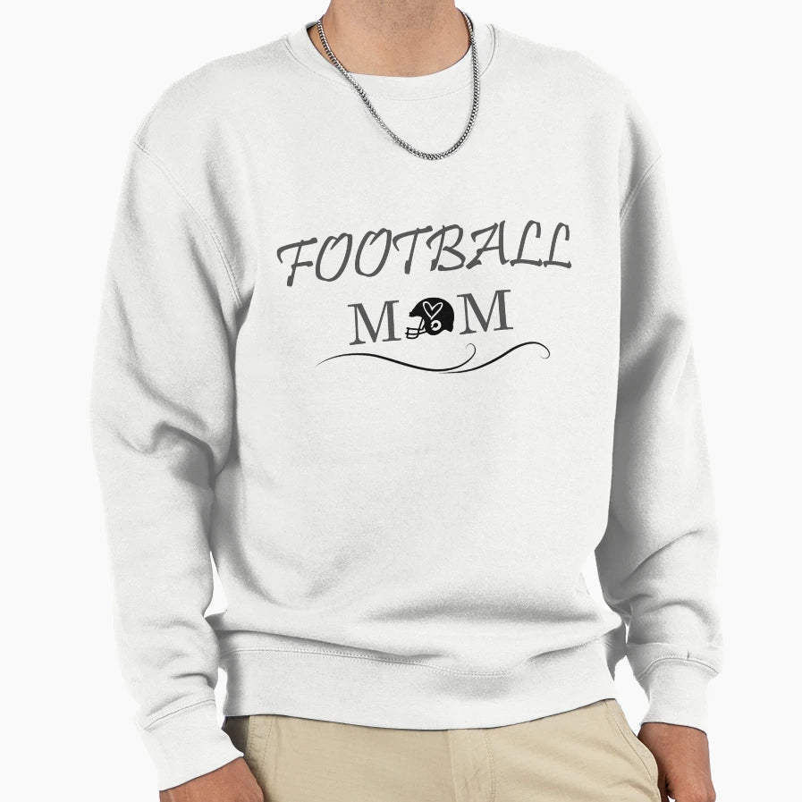 Glitter Football Football Mom Shirts T-Shirt - Graphic Print Unisex - T-Shirt, Sweatshirt, Hoodie