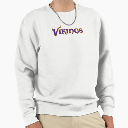 Vikings Wordmark Sweatshirt - Trendy Graphic for Adults - T-Shirt, Sweatshirt, Hoodie