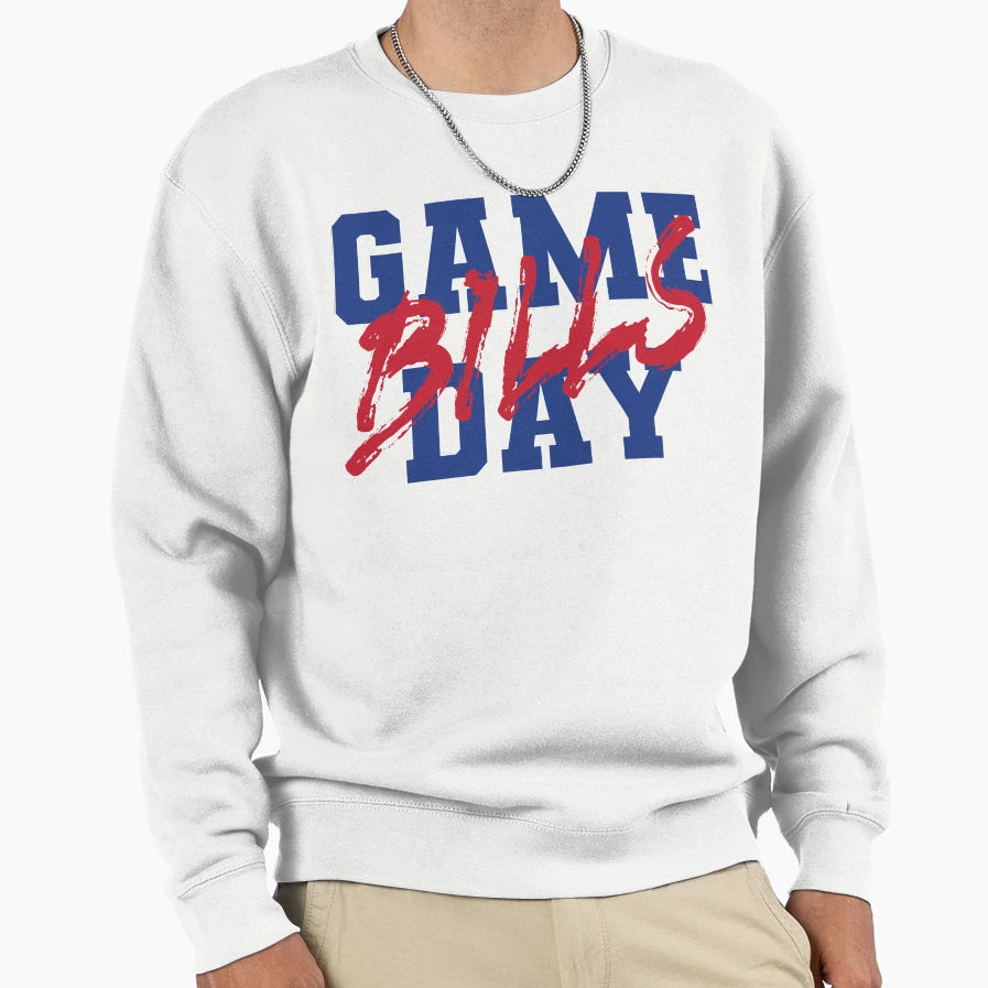 Buffalo Bills Game Day Sweatshirt - Minimalist Print for Adults - T-Shirt, Sweatshirt, Hoodie