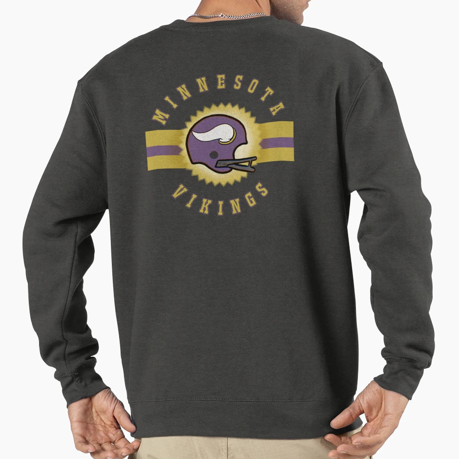 Minnesota Vikings Sweatshirt - Custom Art Print Men Women - T-Shirt, Sweatshirt, Hoodie
