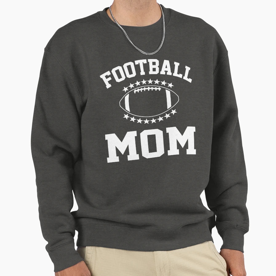 Football Mom Sweatshirt - Casual Everyday Wear for Adults - T-Shirt, Sweatshirt, Hoodie