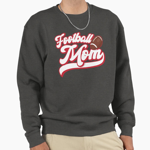 Football Mom Nautical Blue And Red Sweatshirt - Trendy Graphic Men Women - T-Shirt, Sweatshirt, Hoodie