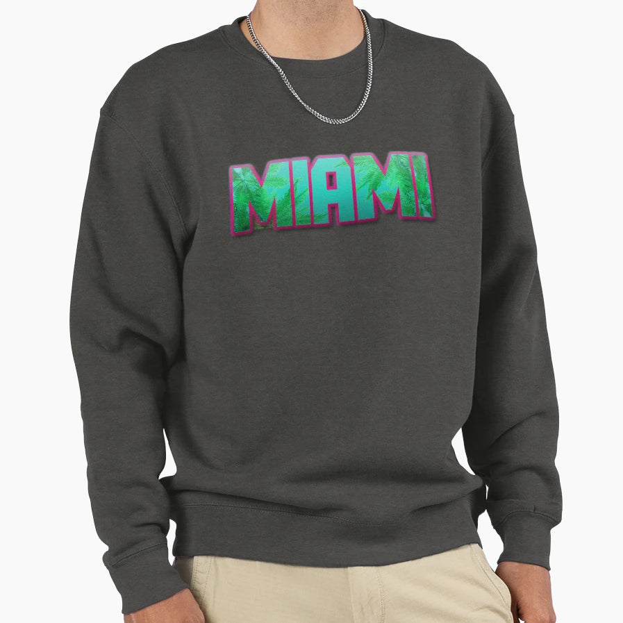 Miami Sweatshirt - Novelty Apparel Unisex - T-Shirt, Sweatshirt, Hoodie