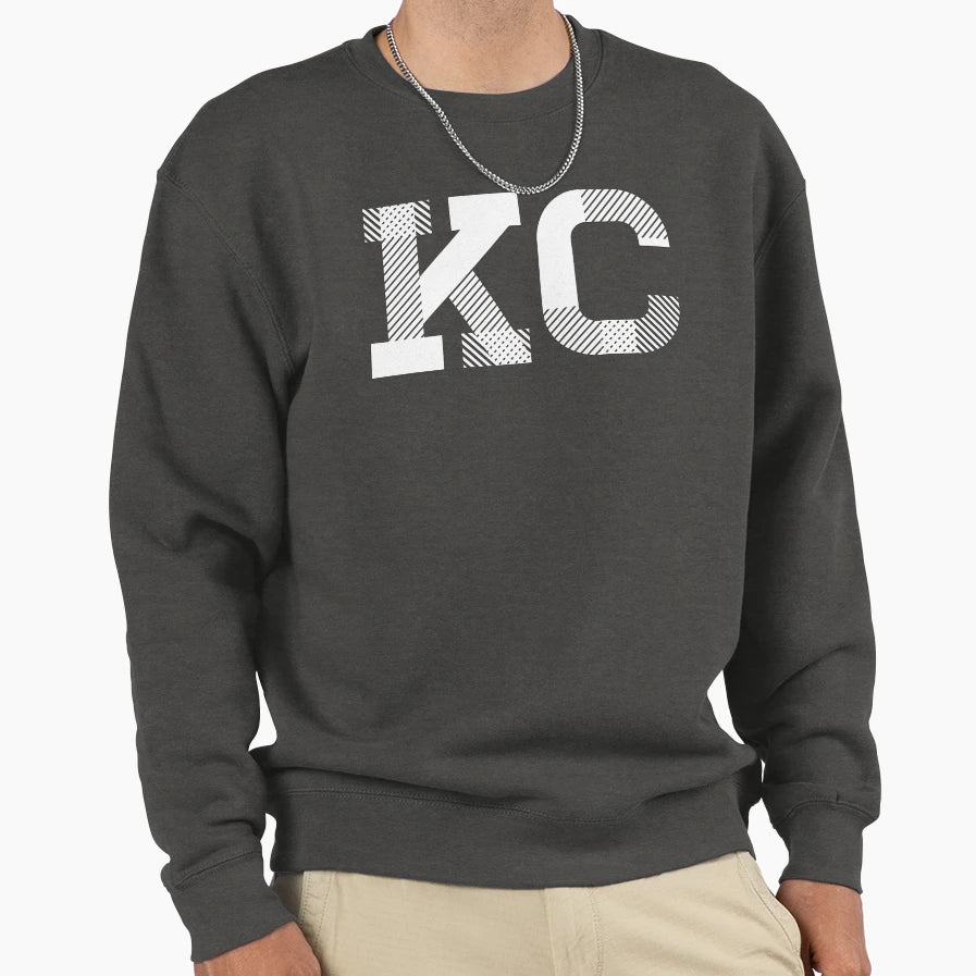 Kc All White Sweatshirt - Trendy Graphic Unisex - T-Shirt, Sweatshirt, Hoodie